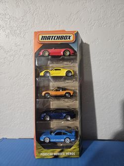 Matchbox Porche Set