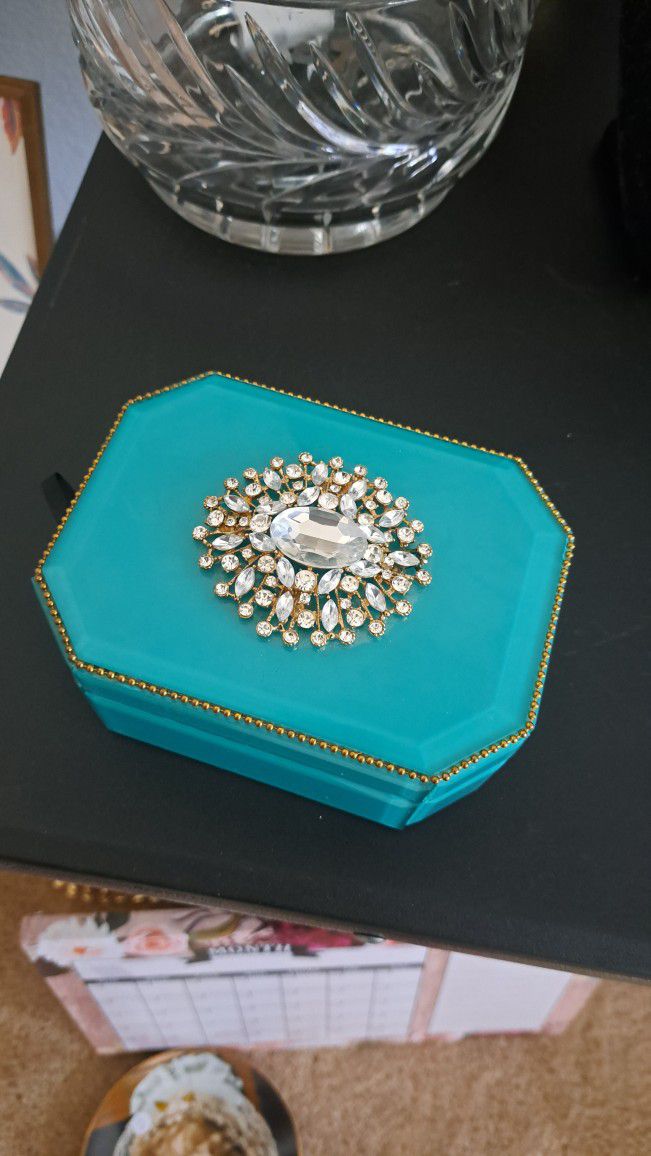 Beautiful Turquoise Jewelry Box