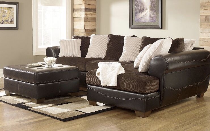 Ashley furniture sale chocolate sectional