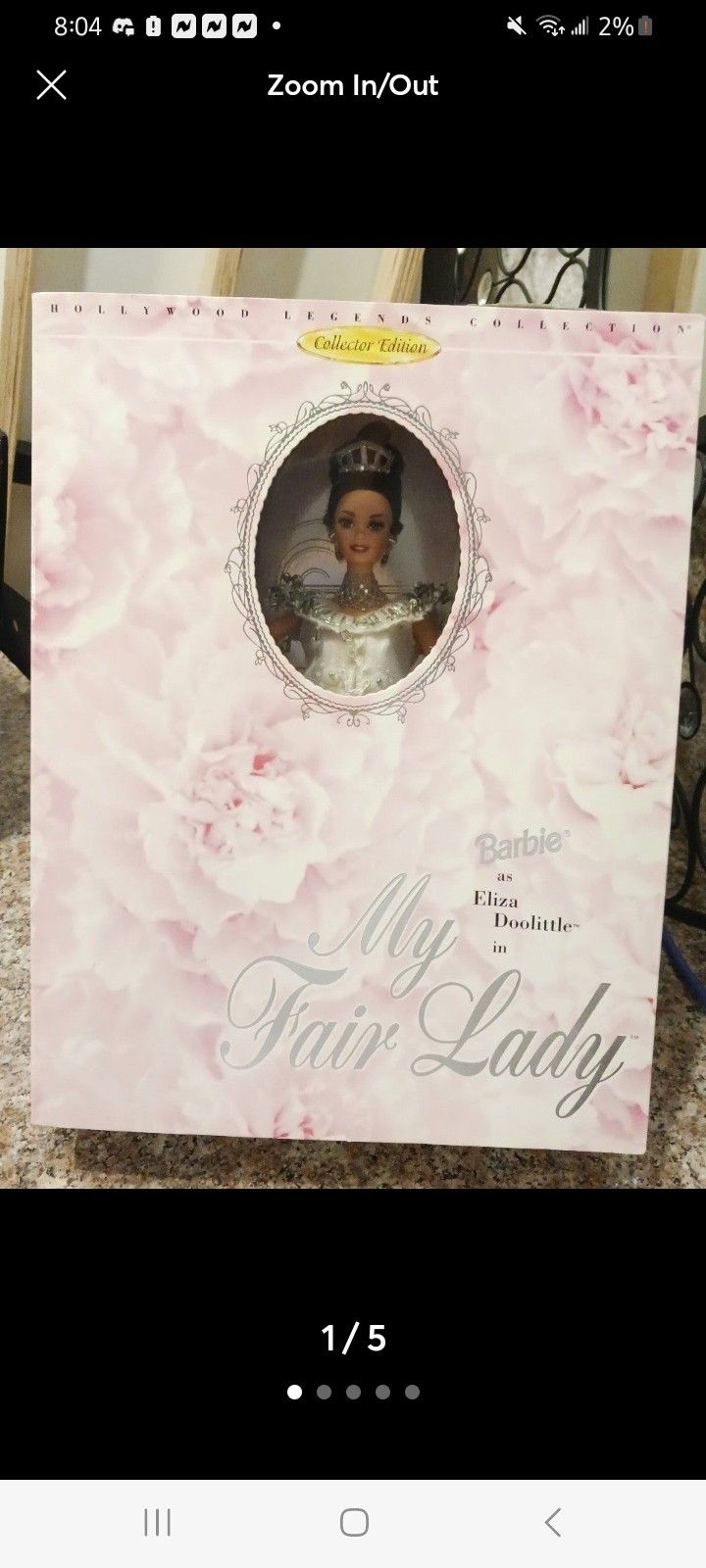 1995 Barbie As "Eliza Doolittle From My Fair Lady"