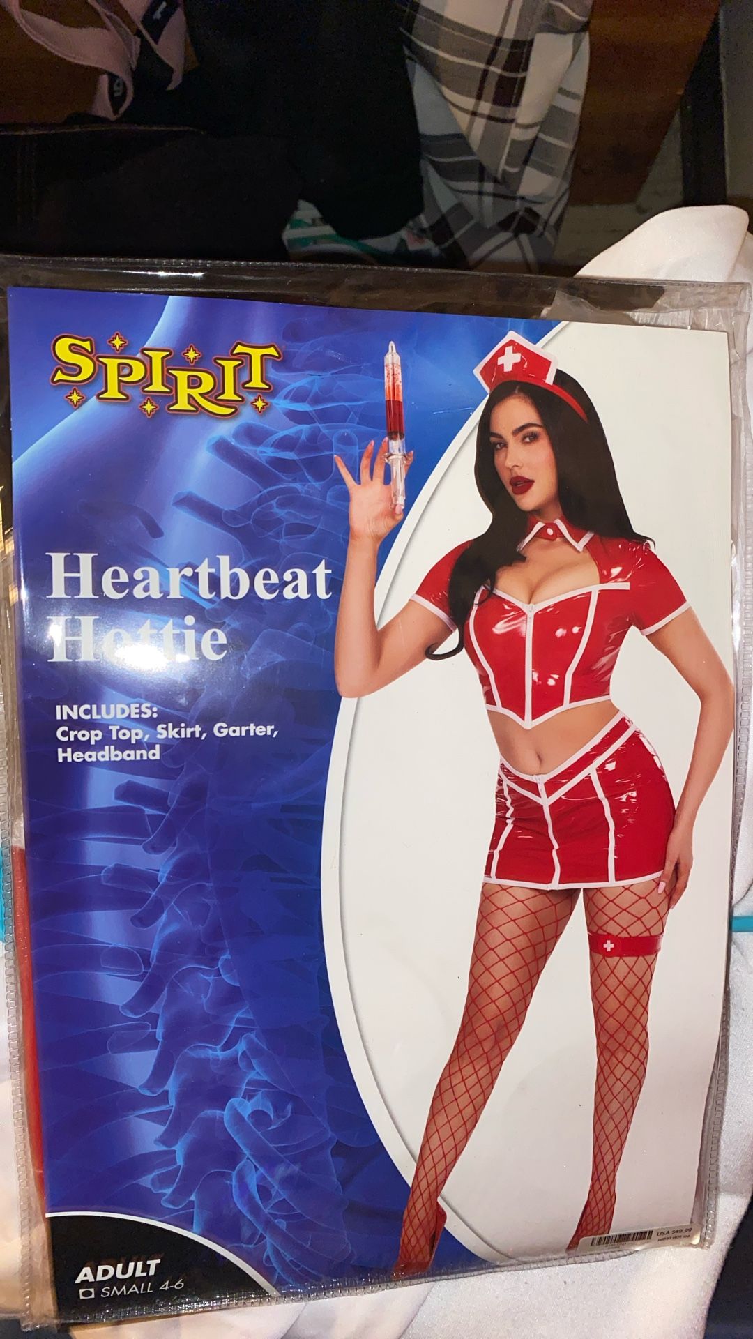 Heartbeat Hottie~Adult Costume (small)