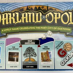 San Leandro-Opoly, Monopoly Board Game, Brand NEW, Sealed, USA Made!