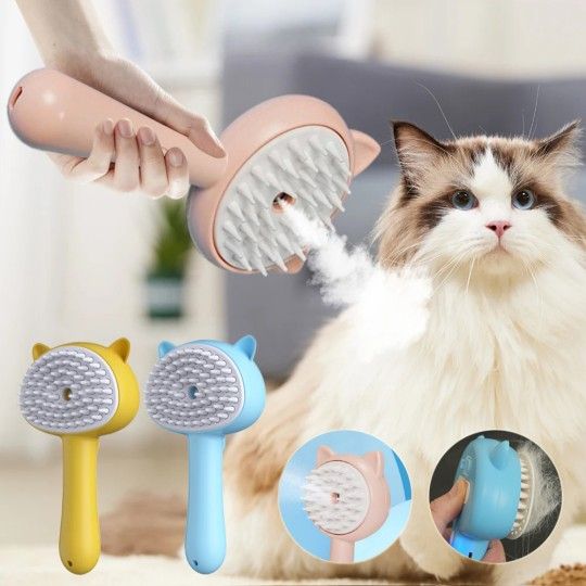 Hair Cleaning and Grooming Brush With Mist Multifunctional