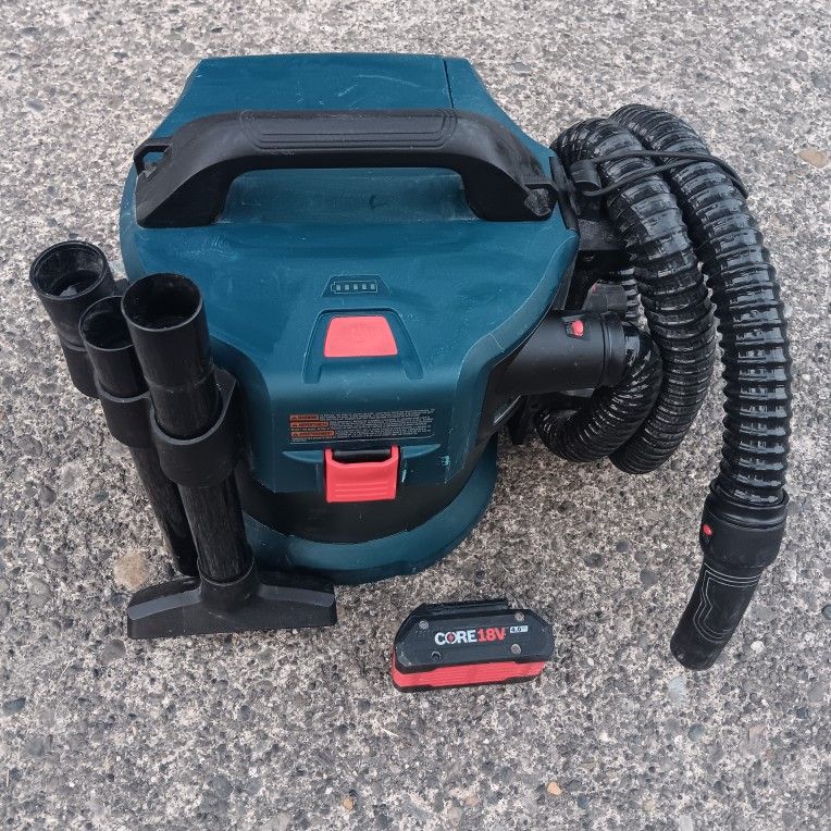 Bosch GAS18V-3N 18volt 2.6gal Wet/Dry Vacuum Excellent Condition With 4.0bat(no charger) For Pick Up Fremont Seattle. No Low Ball Offers/Trades 