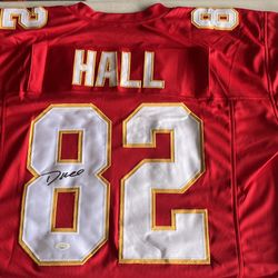 CHIEFS “DANTE HALL” AUTOGRAPHED JERSEY