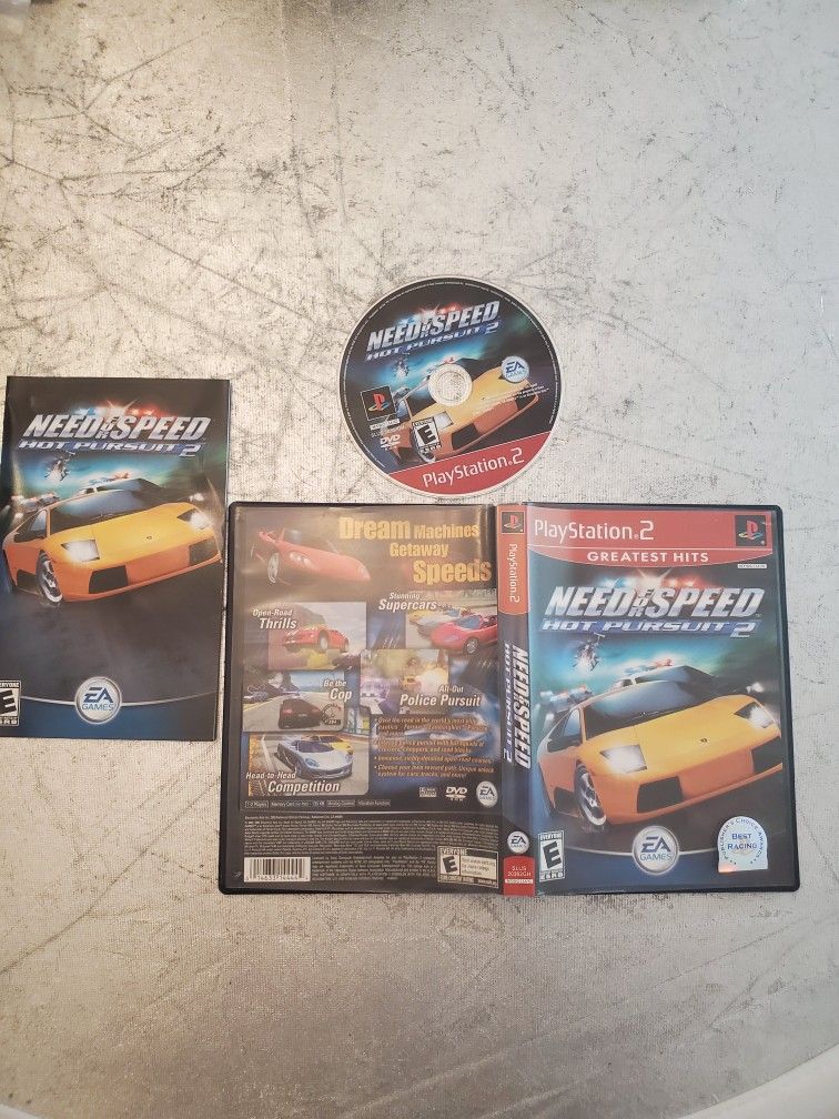 Need for Speed: Hot Pursuit 2 Playstation 2 PS2 CIB Complete