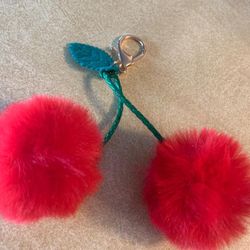 Cherry Plushie Keychain