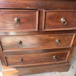 Solid wood dresser 