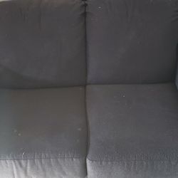Ashley Navy Blue Studded Sofa/loveseat $100