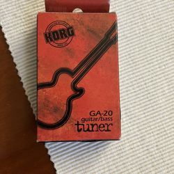 Kong  GA-20 Guitar And Bass Tuner Hardly Been Used 