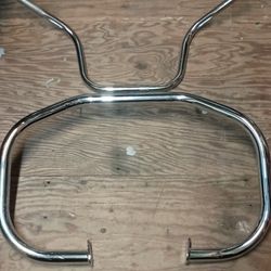 handlebar and scrach guard for harley