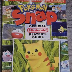 Pokémon Snap Official Nintendo Player’s Guide (N64)