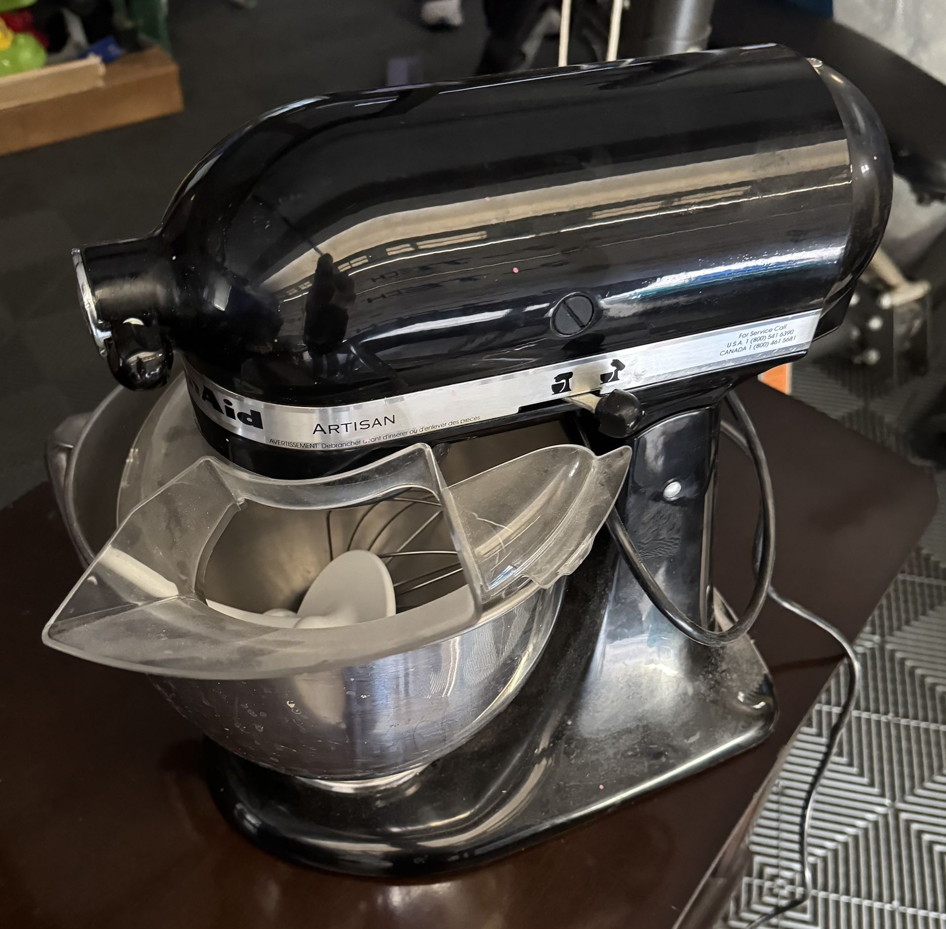 Kitchen aid mixer with attachments