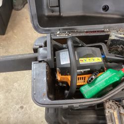 20 inch pulon pro with case extra chain oil