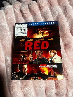 Red blu ray slip cover only