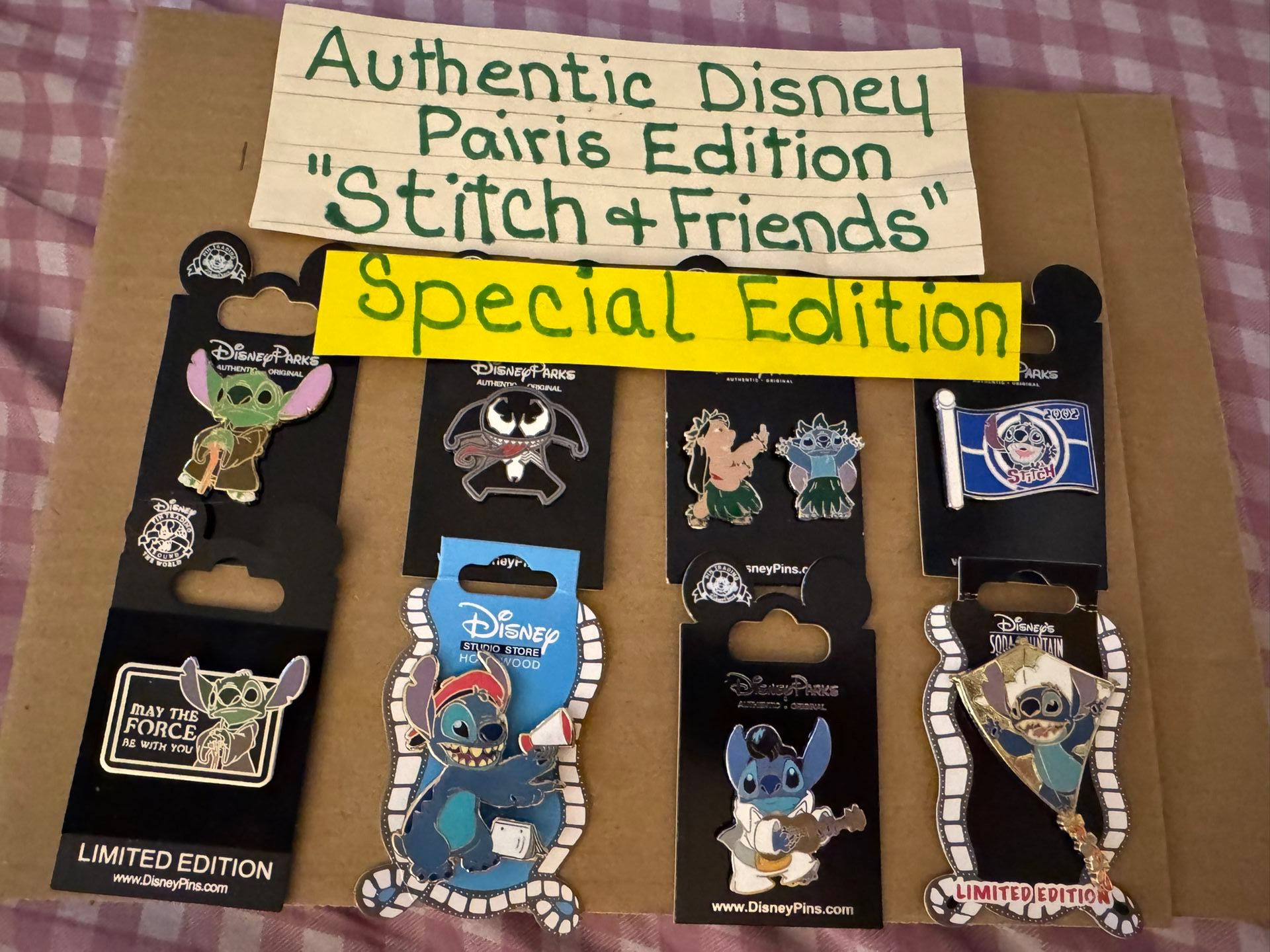 DISNEY “SPECIAL EDITION” STITCH PINS