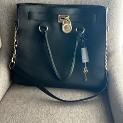 Black  Leather, Michael Kors Purse