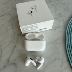 Apple AirPods Pro 2 (100% Authentic) with original box and ear cushions