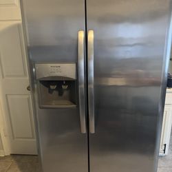 Stainless Steel Refrigerator (read Description)