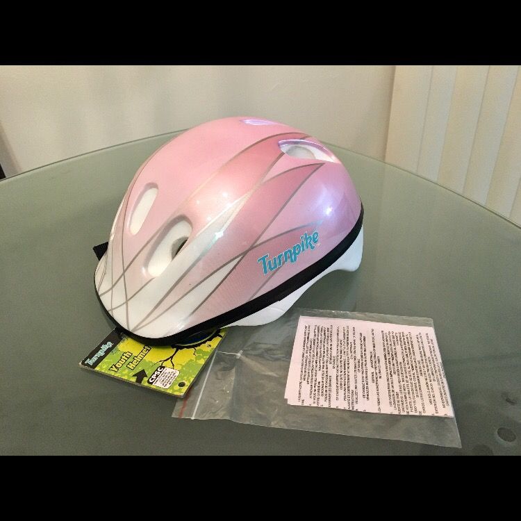 Girl bike helmet