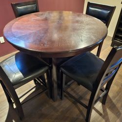 Solid Wood Table And Chair Set 