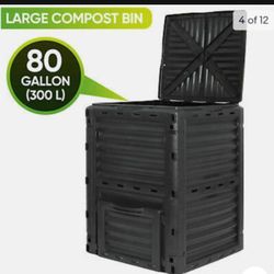 80 galon Garden Composter Bin Fast Creation Of Fertile Soil Compost Bin Outdoor