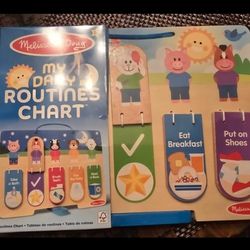 New Melissa & Doug My Daily Routines Chart for kids
