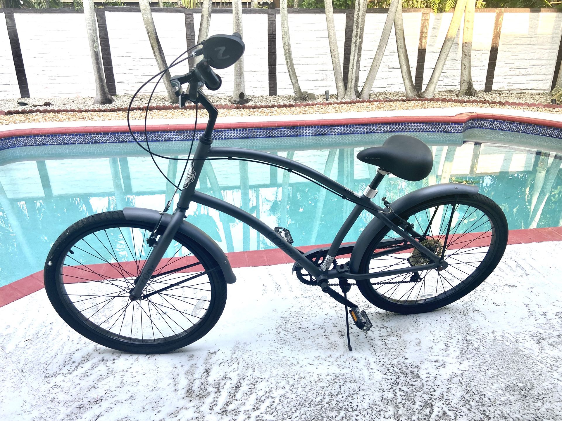 Beach Cruiser Hyper 26 Commute Men's Bike Dark Gray