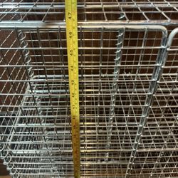 Security Cage/Lockable Storage Shelf, Chrome 