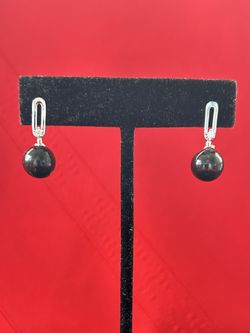 Shungite Drop Earrings