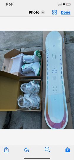 Snowboard Set- Size 6 (Women)
