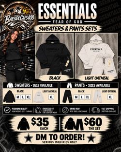 Brand New Essentials, Great Quality Essentials, Essentials, Designer Clothes, Awful Lot Of Cough Syrup, Amiri, Alo