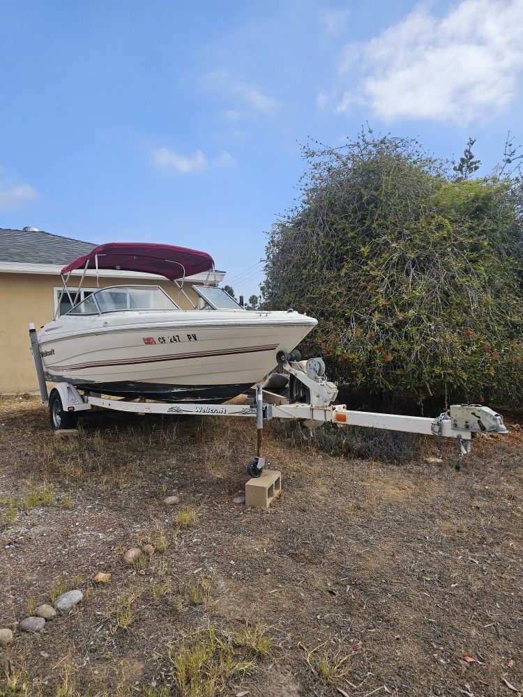 2001 Wellcraft 20ft Volvo Penta 5.0 I/O Trailer Bowrider Boat