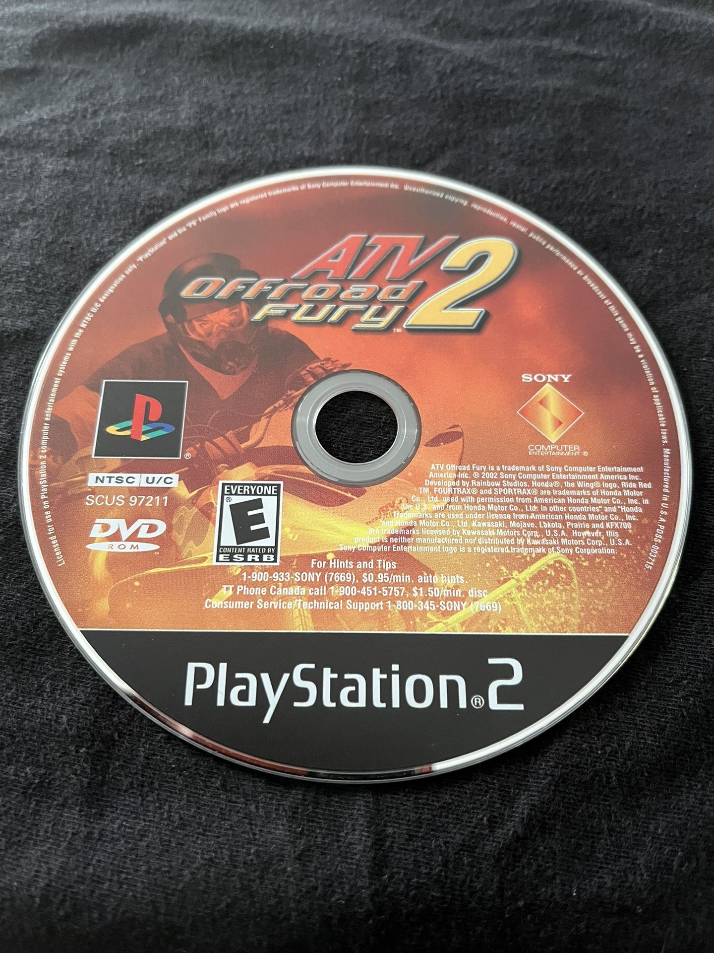 $4 ATV Offroad Fury 2 PS2