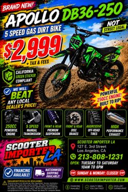 250cc Dirt Bike