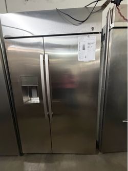 48” GE PROFILE BUILT IN STAINLESS STEEL REFRIGERATOR