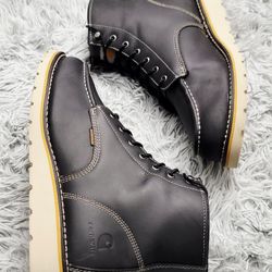 Size 12 Carhartt Men's 6" Soft Toe Waterproof Wedge Boot Style CMW6191.
