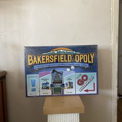 Bakersfield-Opoly board game, a localized version of the classic Monopoly game designed by the company Late for the Sky