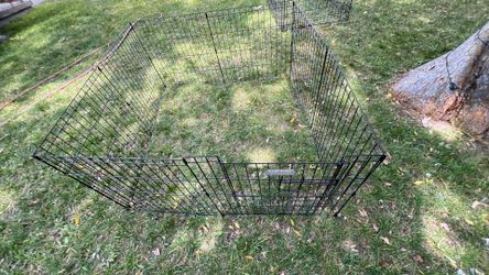 Indoor/Outdoor Foldable Dog Playpen  Dog create