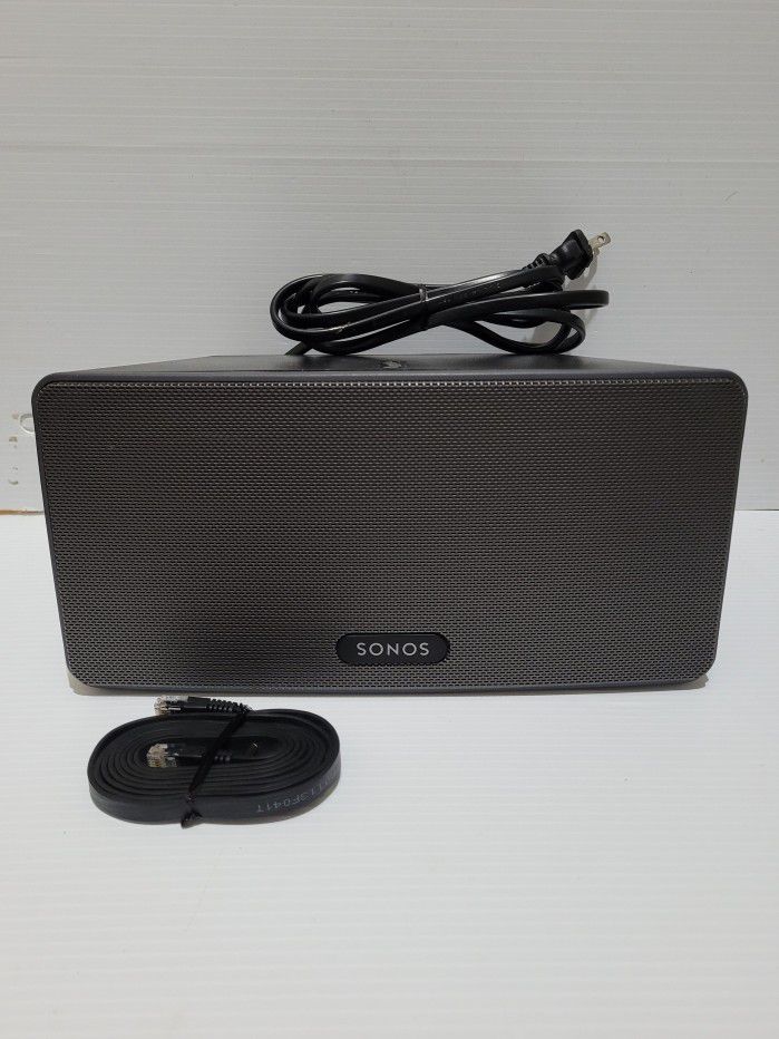Sonos PLAY:3 Wireless Speaker - Black With Power Cord.

