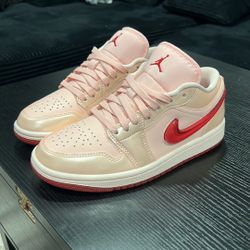 Jordan 1 Low ( New ) Patent Valentines Day