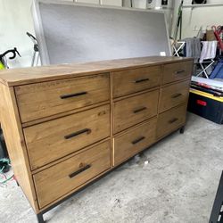 9 Drawer Solid Wood Dresser