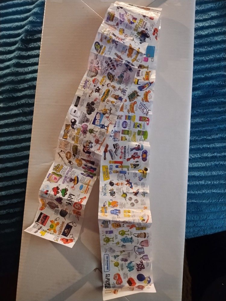 Basic Fun Inc Vintage Toy Keychains Plus Mini Verse Paper Ads