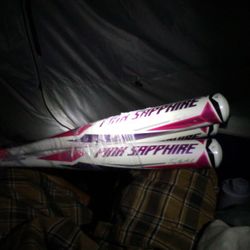 Pink Sapphire Easton Baseball Bats 