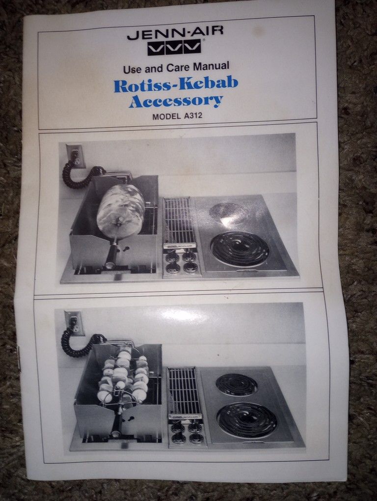 Jenn-air Rotiss- Kebab Accessory Model A312