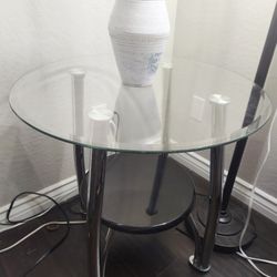 Beautiful Round Glass Table