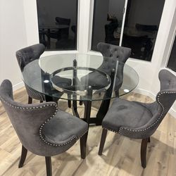 Table and chairs