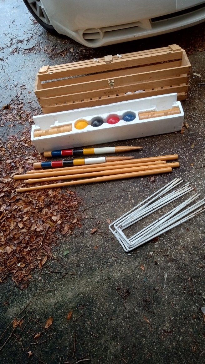Croquet Set In Box