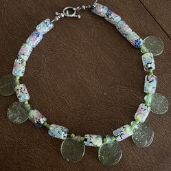 Seaglass and glass beads