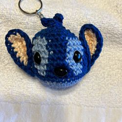 Handmade Crochet Stitch Keychain 
